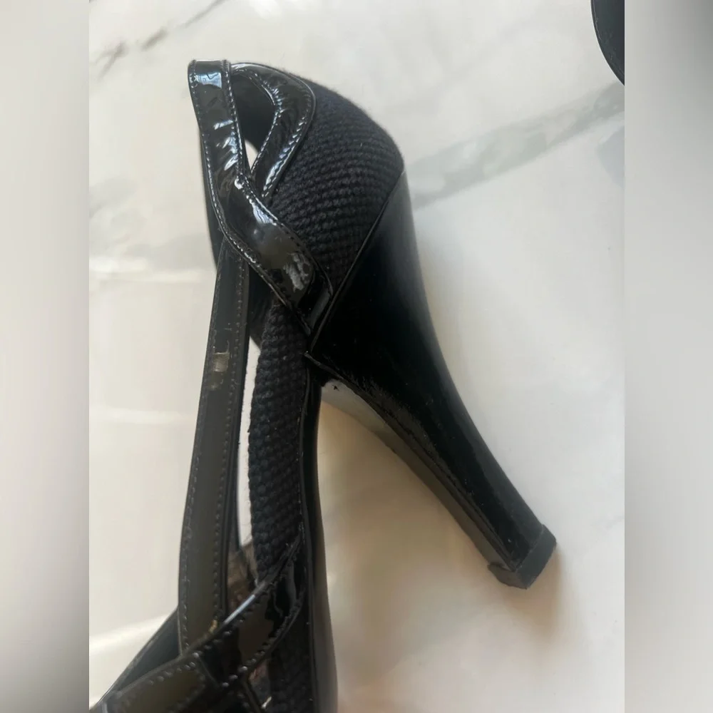 PRADA vero cuoio Sandals Heels sz 36 (6)
